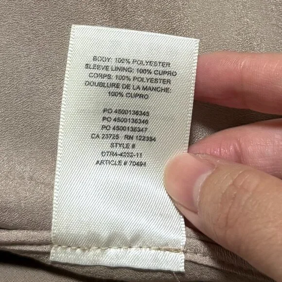 Aritzia Wilfred Cherrelle Taupe/Tan Blazer - Picture 9 of 9